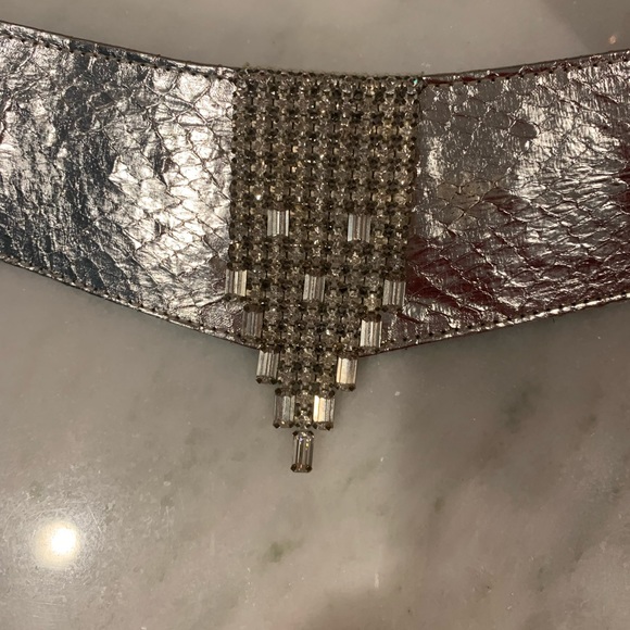 Alden Howard silver color leather belt. - Picture 6 of 10